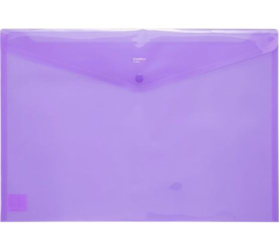 Изображение товара Папка-конверт COMIX BLAZE на кнопке А3 фиолетовая A1852 PU