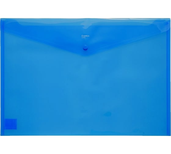 Изображение товара Папка-конверт COMIX BLAZE на кнопке А3 синяя A1852 BU