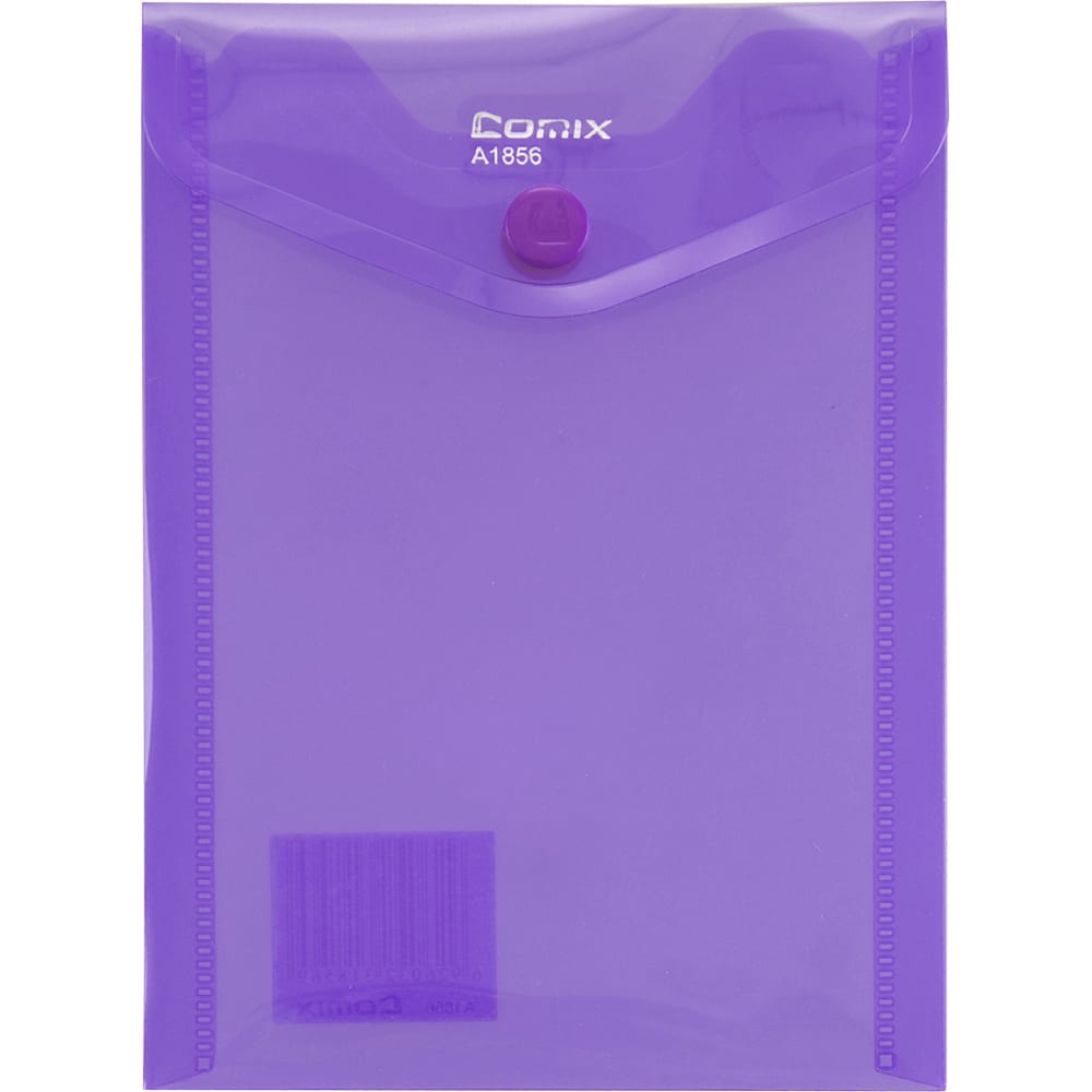 Папка-конверт COMIX конверт зимний snowy travel 105 см фиолетовый
