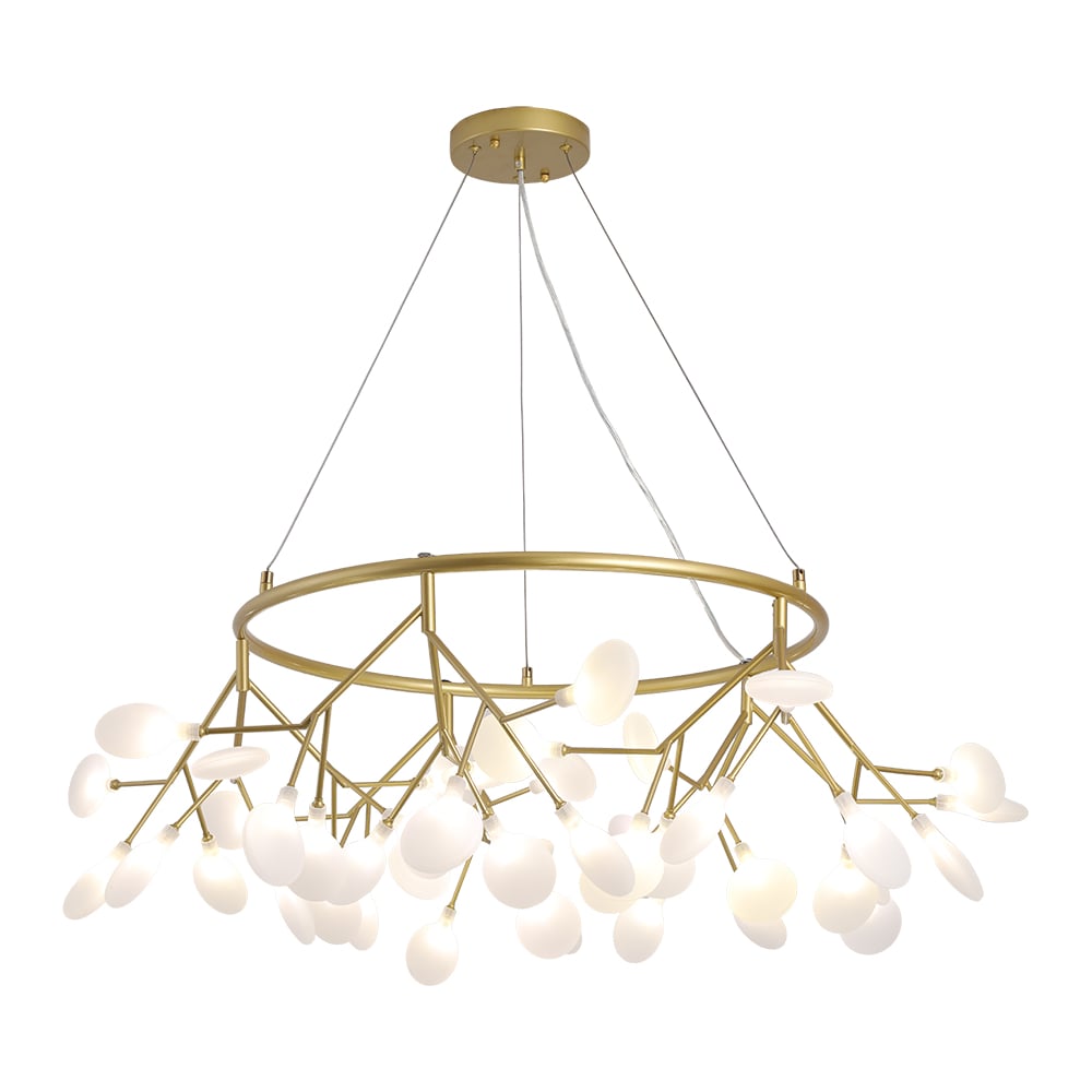 Изображение товара Подвесная люстра ARTE LAMP candy A7272SP-45GO 45 ламп золото стиль флористика