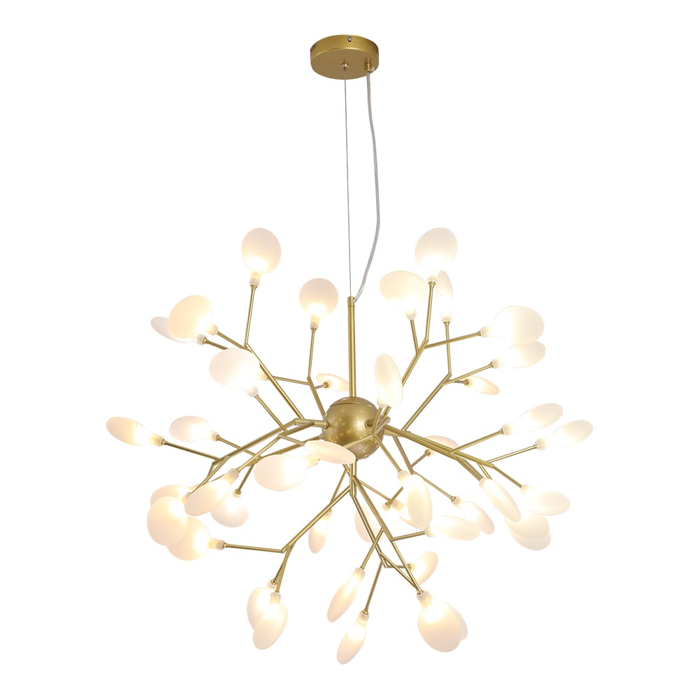 Изображение товара Подвесная люстра ARTE LAMP candy A7274SP-45GO стиль флористика золото 45 ламп