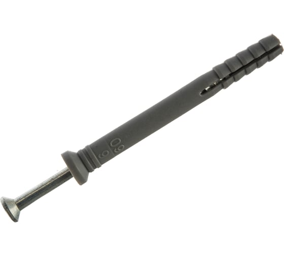 Изображение товара Дюбель-гвоздь Качественный КРЕПЕЖ 6х60 мм потайной бортик 320 шт 2000617 КЧ