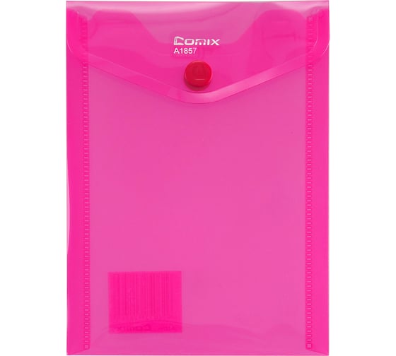 Изображение товара Папка-конверт COMIX BLAZE на кнопке А7 красная 12 шт в упаковке A1857 RD
