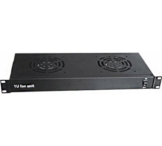 Изображение товара Вентиляторный модуль Wize Pro W1UFAN2 19", 1U, с 2-мя вентиляторами \6\ 136861