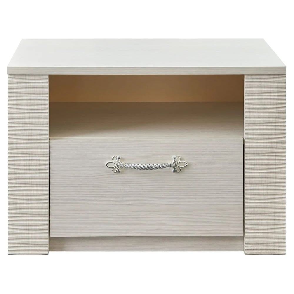 Изображение товара Тумба Мебельград Элана для спальни белая