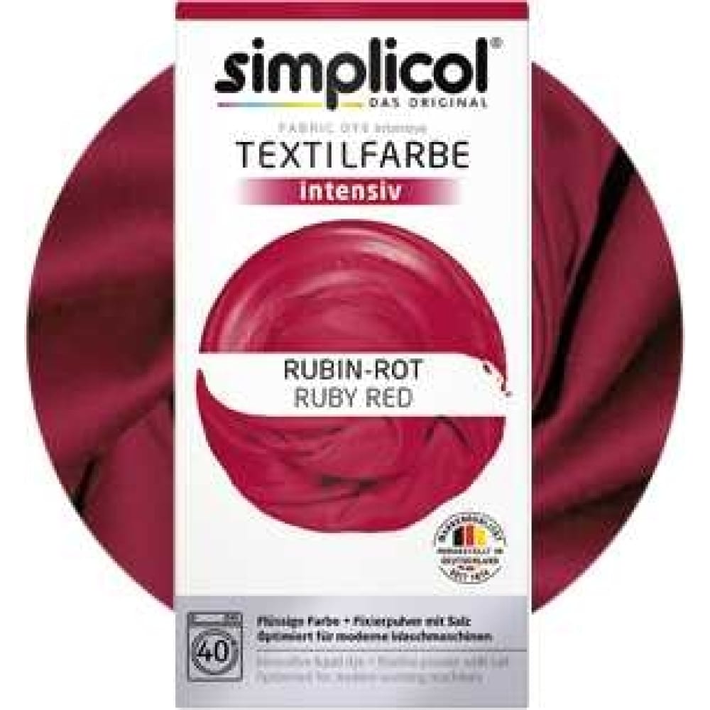 Краска для окрашивания текстиля SIMPLICOL самонаборный штамп для текстиля colop