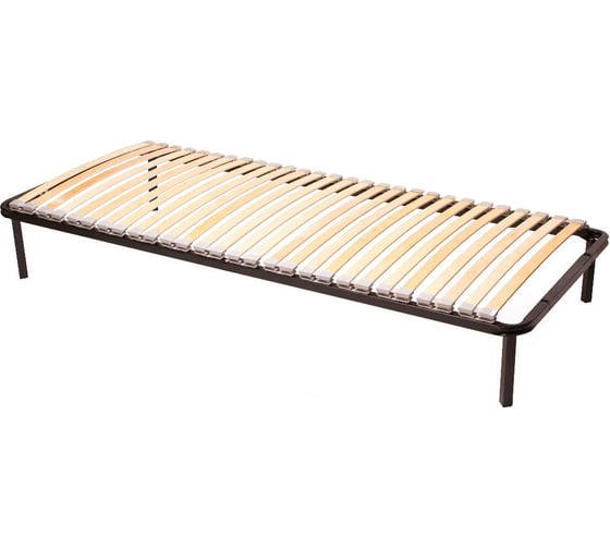 Изображение товара Основание ЭЛИМЕТ Премиум 80х200 см, 4 опоры, с узкой ламелью 38 мм, каучуковый латодержатель БП-00003013