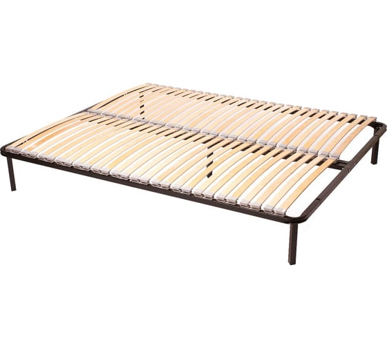 Изображение товара Основание ЭЛИМЕТ Премиум 160х200 см, 5 опор, с узкой ламелью 38 мм, каучуковый латодержатель БП-00003008