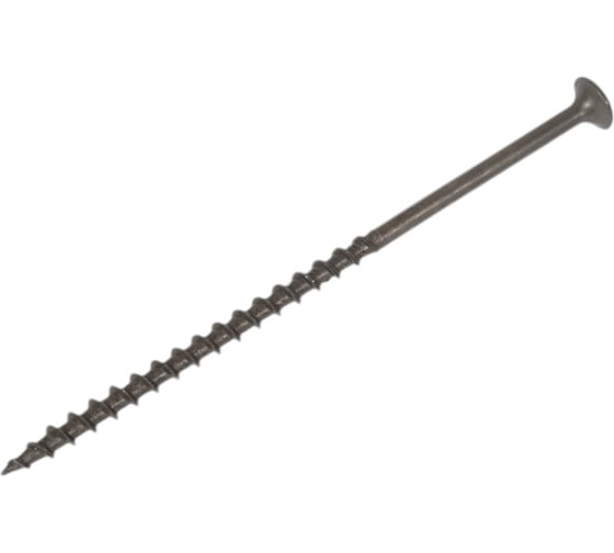 Изображение товара Саморез Качественный КРЕПЕЖ 4,8х102 потай, крупная резьба, оксид 350 шт 2000383 КЧ