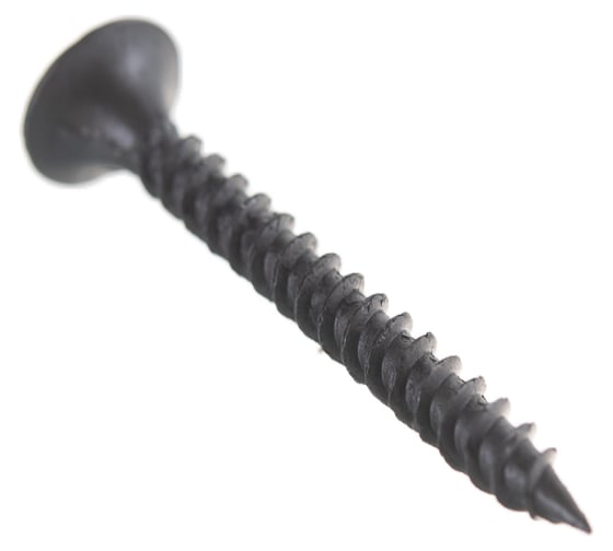 Изображение товара Саморез Качественный КРЕПЕЖ 3,5х32 потай, частая резьба, оксид 2100 шт 2000393 КЧ