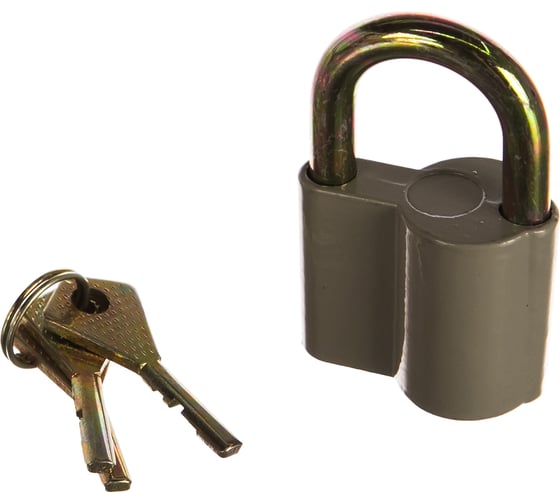 Изображение товара Навесной замок КУРС корпус из алюминиевого сплава, стальная дужка 45мм 67014