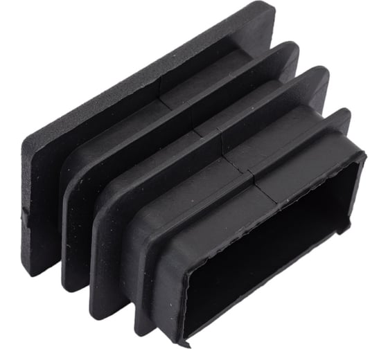 Изображение товара Заглушка внутренняя для трубы Tech-Krep/Zitar 25x40 мм, черн.пластик, (4 шт) - пакет 155037