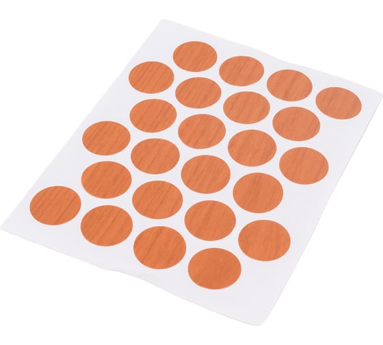 Изображение товара Заглушка Tech-Krep/Zitar самоклейка 18 мм вишня 24 шт. пакет 148102