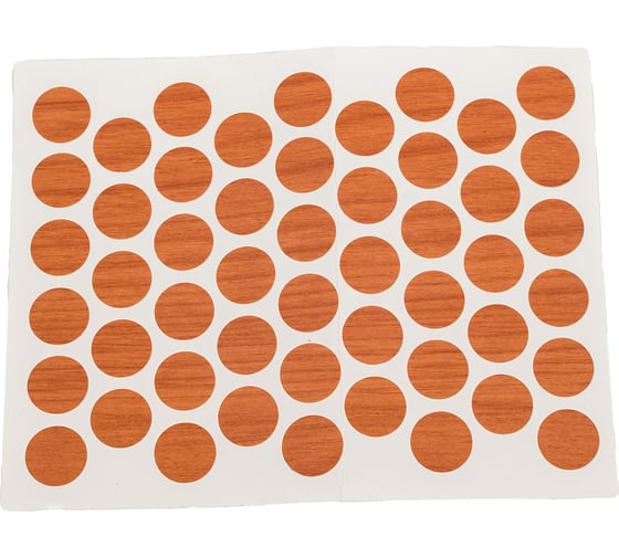 Изображение товара Заглушка Tech-Krep/Zitar самоклейка 14 мм ольха 50 шт. пакет 148095