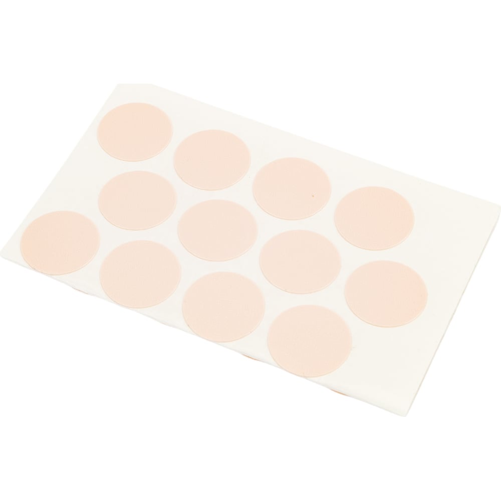 Изображение товара Заглушка Tech-Krep самоклейка 18 мм крем 24 шт. для закрытия отверстий