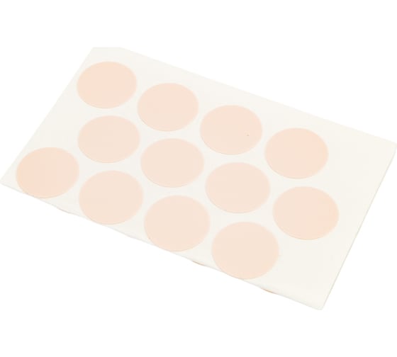 Изображение товара Заглушка Tech-Krep самоклейка 18 мм крем 24 шт. пакет 148104