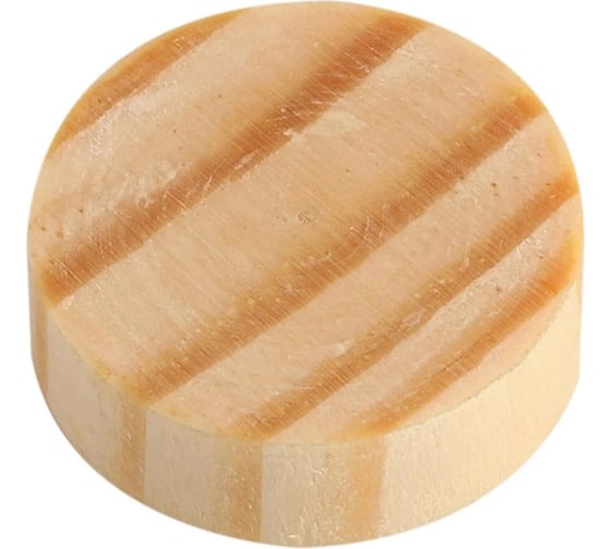 Изображение товара Заглушка Tech-Krep/Zitar цилиндрическая, для отверстия 25 мм сосна 10 шт. пакет 151962