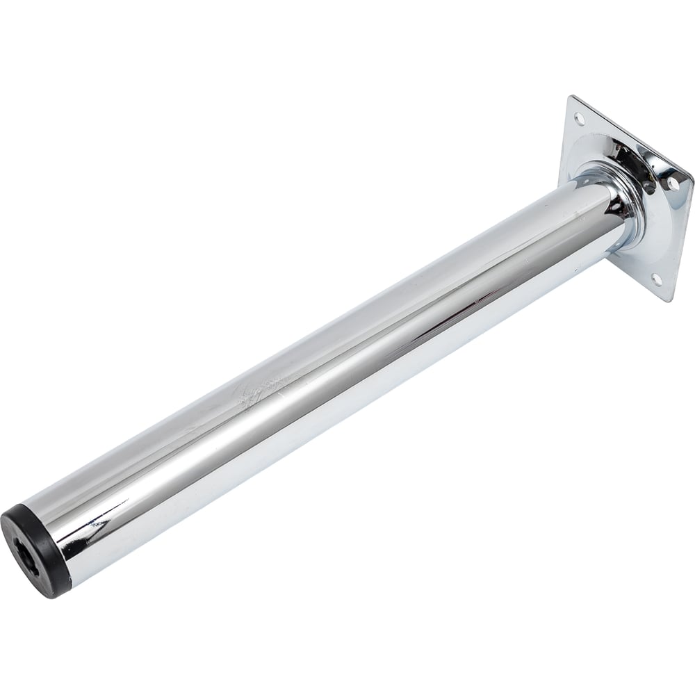 Изображение товара Мебельная ножка из стали хром 30 мм D30x250 мм нерегулируемая