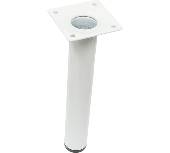 Изображение товара Ножка Tech-Krep металл, круглая, нерегулируемая, D30x200 мм, белая - накл. 152188