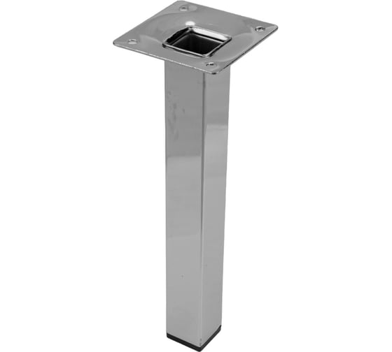 Изображение товара Ножка Tech-Krep металл, квадрат, нерегулируемая, 25x25x200 мм, хром - накл. 152148