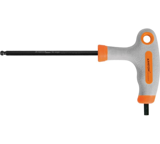 Изображение товара Шестигранный ключ с шаром Т-образный 3 мм Кратон 2 19 03 005