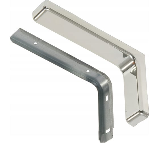 Изображение товара Консоль с декоративной накладкой Tech-Krep 180 мм, хром 1 шт. 129955