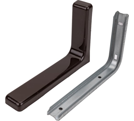 Изображение товара Консоль с декоративной накладкой Tech-Krep 180 мм, коричневый 1 шт. 129954