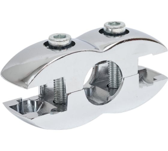 Изображение товара Двухстороннее крепление для панели Tech-Krep/Zitar хром, пакет 139858