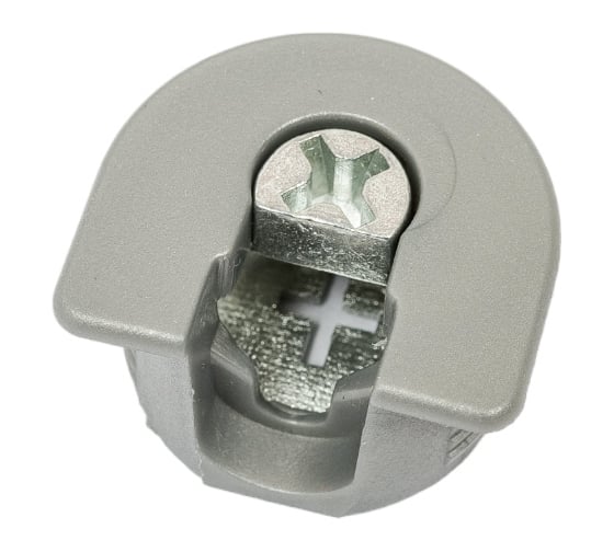 Изображение товара Эксцентриковая стяжка Tech-Krep/Zitar серая D20 мм 2 шт. пакет 153887