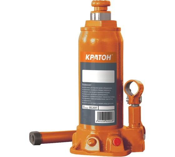 Изображение товара Бутылочный домкрат HBJ-10.0 Кратон 2 30 01 007