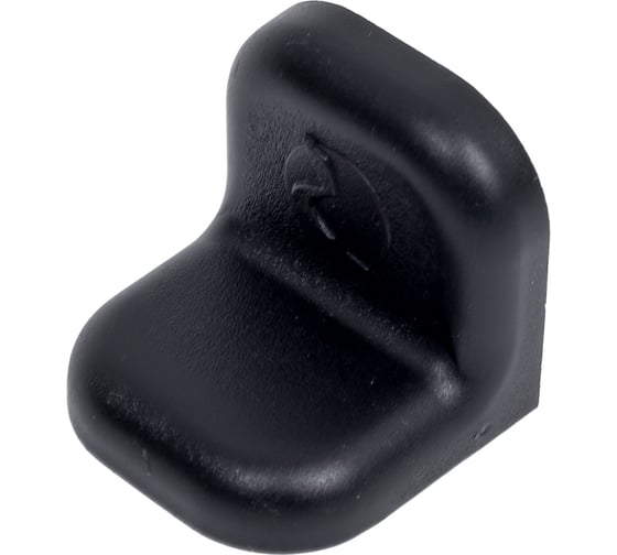 Изображение товара Крепежный уголок с пластиковой крышкой Tech-Krep/Zitar 20x28 черный 4 шт. пакет 148288