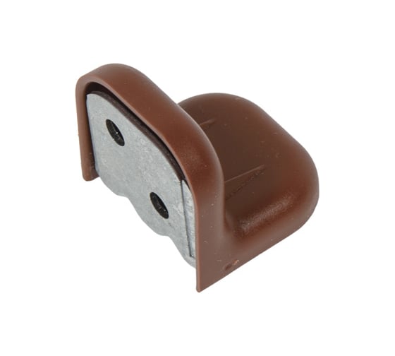 Изображение товара Крепежный уголок с пластиковой крышкой Tech-Krep/Zitar 20x28 темная вишня 4 шт. пакет 148281