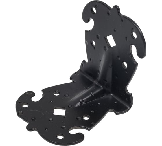 Изображение товара Уголок декоративный прямой усиленный Tech-Krep FRS 70-70-60 матовый черный - накл. 148338