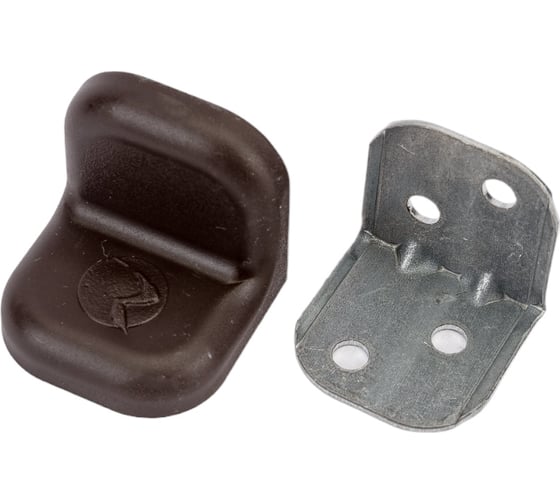 Изображение товара Крепежный уголок с пластиковой крышкой Tech-Krep/Zitar 20x28 венге 4 шт. пакет 148279