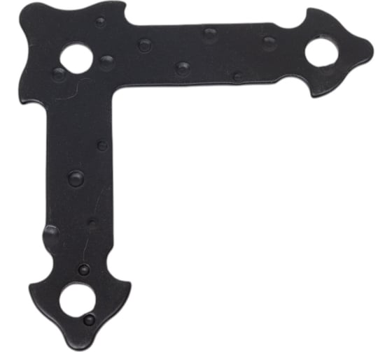 Изображение товара Уголок декоративный прямой плоский Tech-Krep FRS-75 мат. черный - накл. 148328