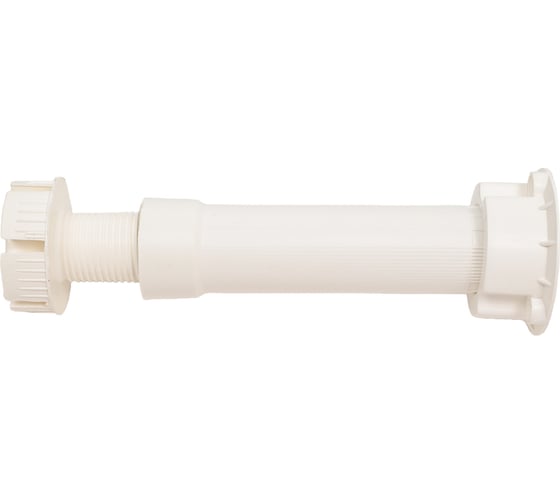 Изображение товара Ножка Tech-Krep/Zitar пластик, цокольная, Н150 (145-165) мм, белая , 2 шт. с 1 клипсой - пакет 148541