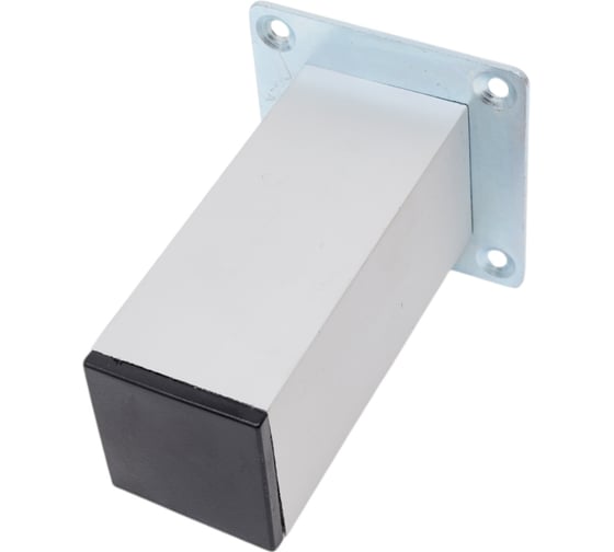 Изображение товара Ножка Tech-Krep алюминий, квадрат, нерегулируемая, 40x40x100 мм, матовый хром - накл. 148579