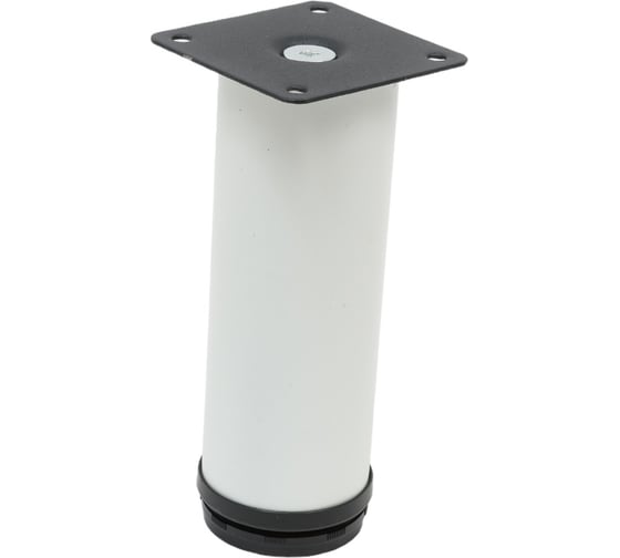 Изображение товара Ножка Tech-Krep металл, круглая, регулируемая, D50x150 мм, белая - накл. 152128