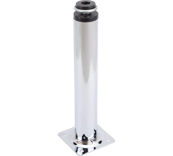 Изображение товара Ножка Tech-Krep металл, круглая, регулируемая, с винтом, D30x200 мм, хром - накл. 127485
