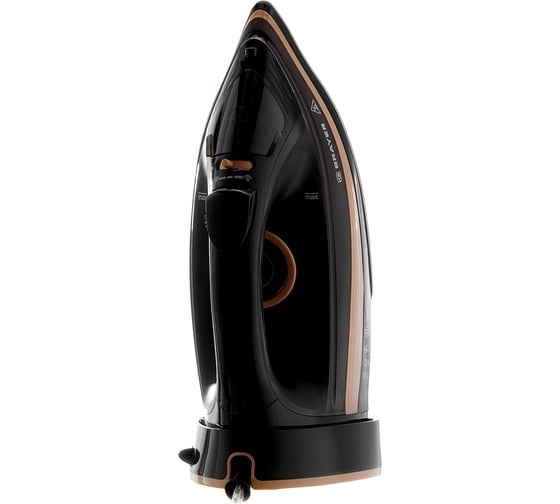 Изображение товара Утюг BRAYER 4010BR 2400 Вт керамическое покрытие пар 140 г/мин антикапля беспроводное использование 320 мл вертикальное отпаривание BR4010