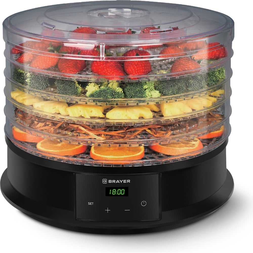 Изображение товара Сушилка для овощей BRAYER 1902BR 250 Вт 5 поддонов регулировка температуры