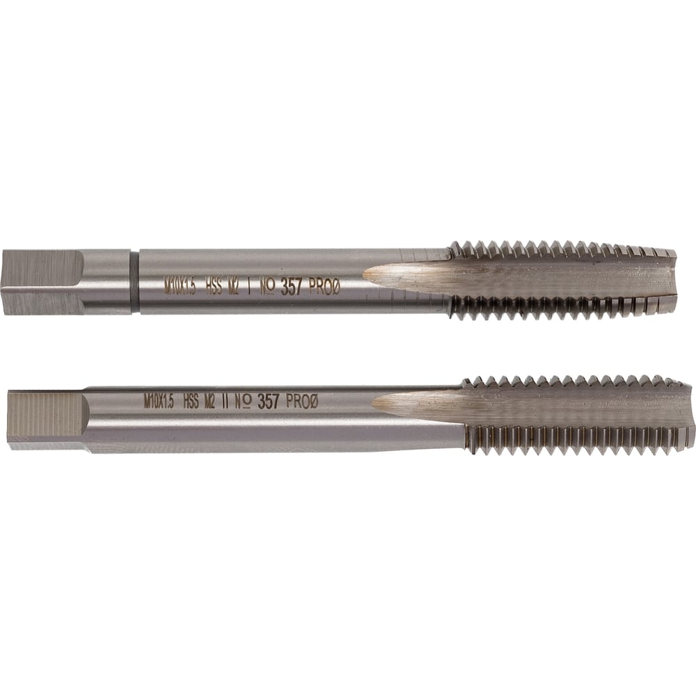 Изображение товара Метчик M10x1,5 HSS 4341 комплект 2 шт. профессиональный для металла