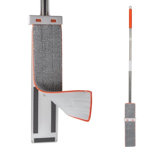 Изображение товара Поворотная швабра с отжимом для влажной/сухой уборки WMS Tools 11x50 см, L-140 см WMC-05 (51797)