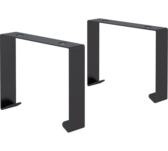 Изображение товара Комплект кронштейнов кабель-канала Промет 2 шт антрацит S37499000015