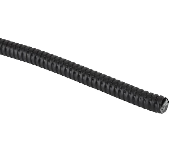 Изображение товара Металлорукав ЭРА MTRZCPng1550p в ПВХ изоляции Р3ЦПВХнг15 черный, с протяжкой, 50м Б0058935