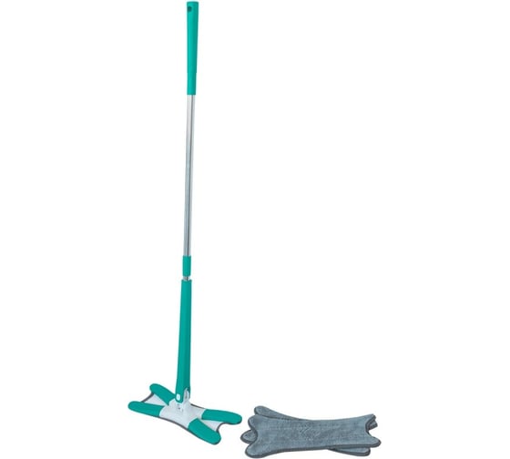 Изображение товара Швабра Х-образная с функцией отжима WMS Tools WMC-22/green/(54716)