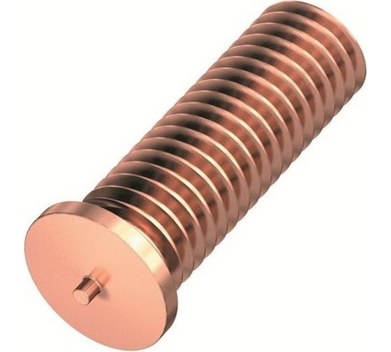 Изображение товара Шпилька приварная стальная омедненная 1000 шт, М3, 8 мм ОБТЕК 4028112