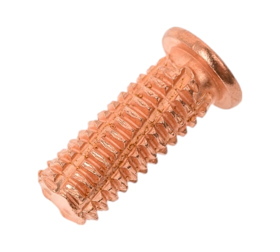 Изображение товара Шпилька приварная под покраску омедненная 1000 шт, М6, 15 мм ОБТЕК 4029862