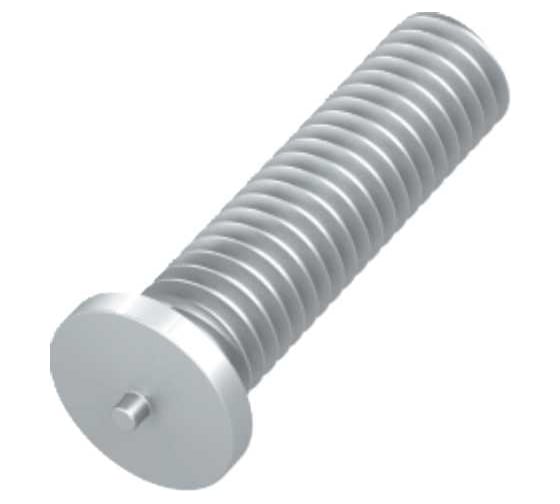 Изображение товара Шпилька приварная из алюминия 1000 шт, М3, 6 мм ОБТЕК 4034104