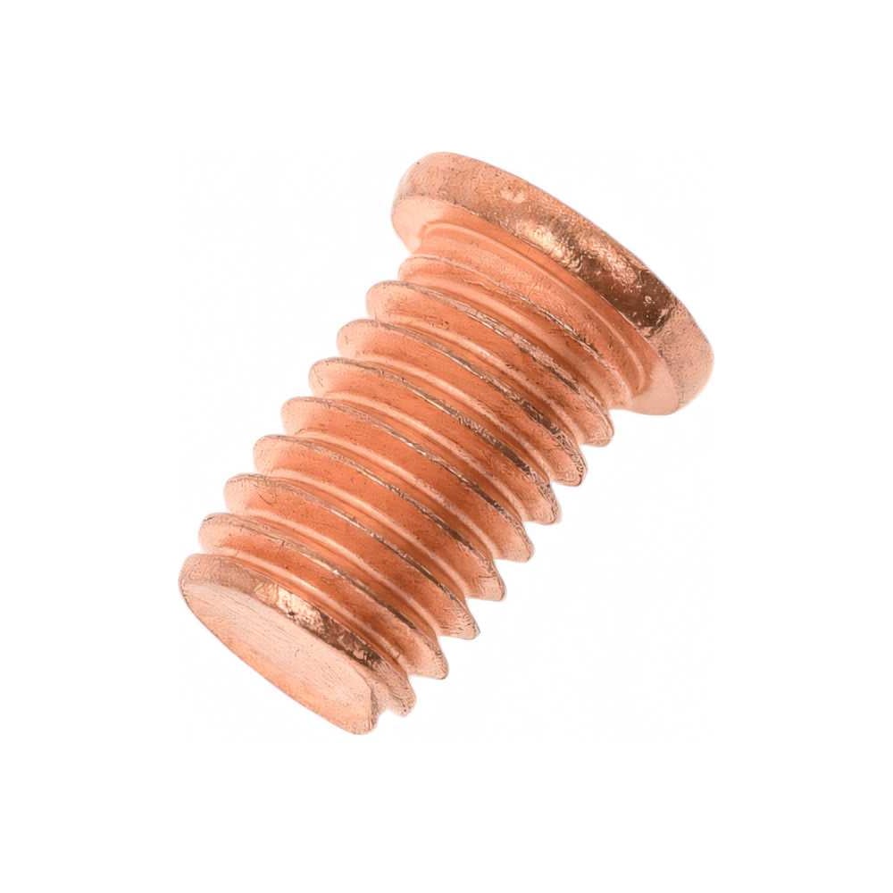 Изображение товара Шпилька приварная стальная омедненная 1000 шт М6 10 мм ОбТек 4028414